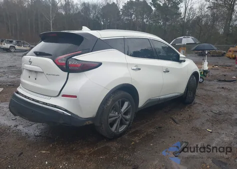 2020 Nissan Murano Platinum Fwd из США, поврежденный, VIN 5N1AZ2DJ9LN166285